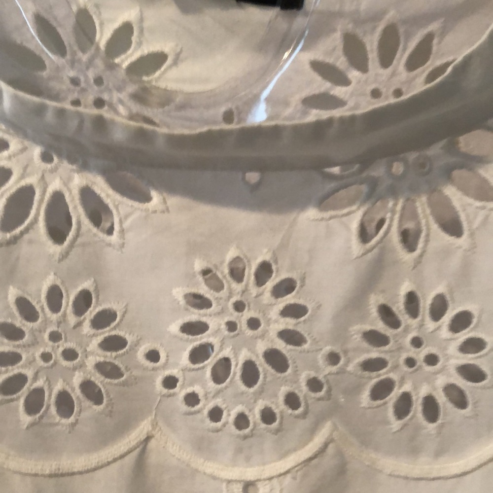 J crew cotton eyelet top - Picture 2 of 3